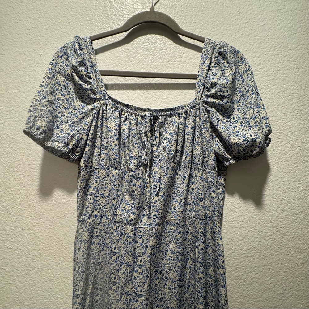 Floral Puff Sleeve Dress